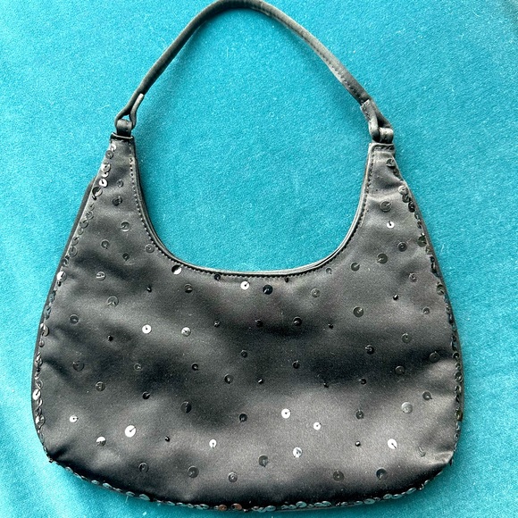 Small Satin Ann Taylor Evening Bag - Picture 1 of 4